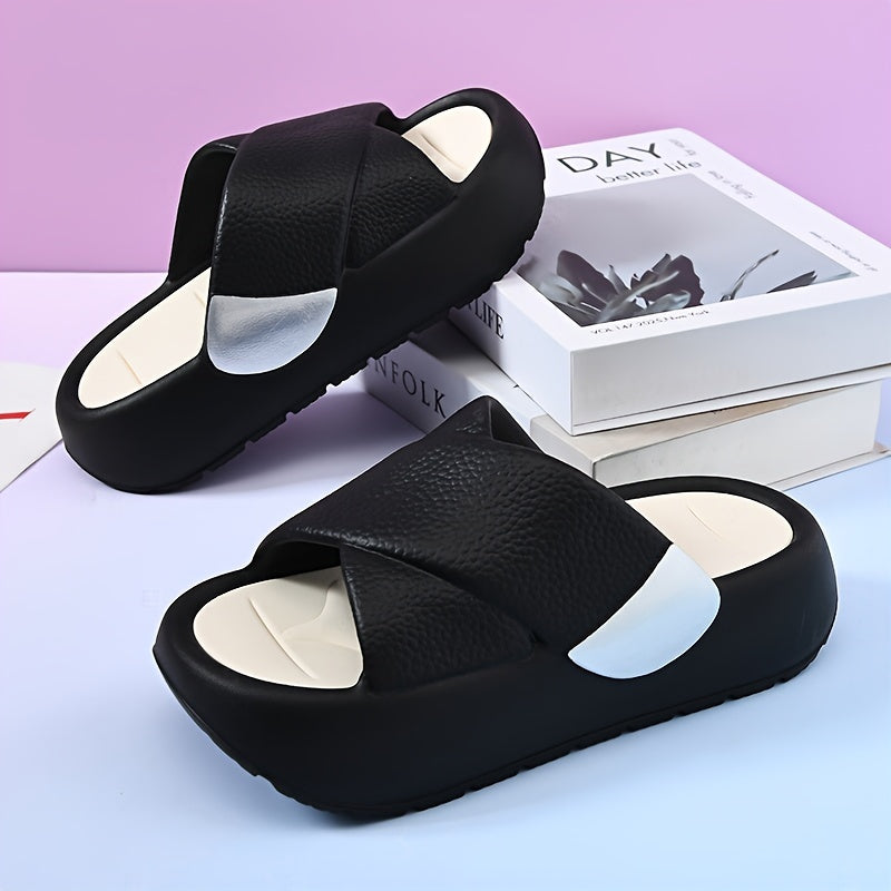 Women's Thick-Soled Outdoor Slip-On Sandals with Soft Sole