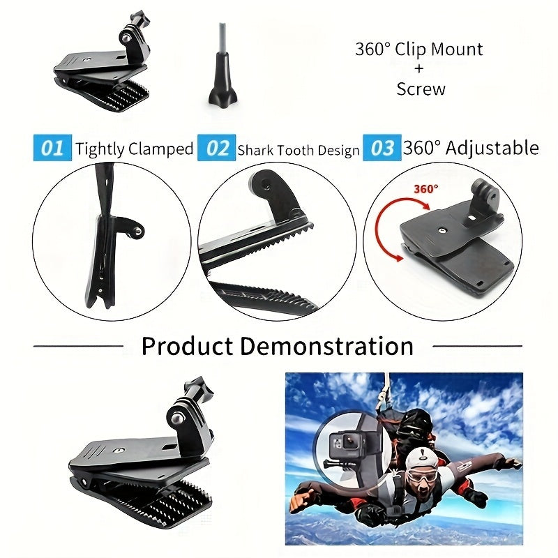 Action Camera Accessory Kit with Stabilizer for GoPro DJI Insta360 Waterproof Floating Grip