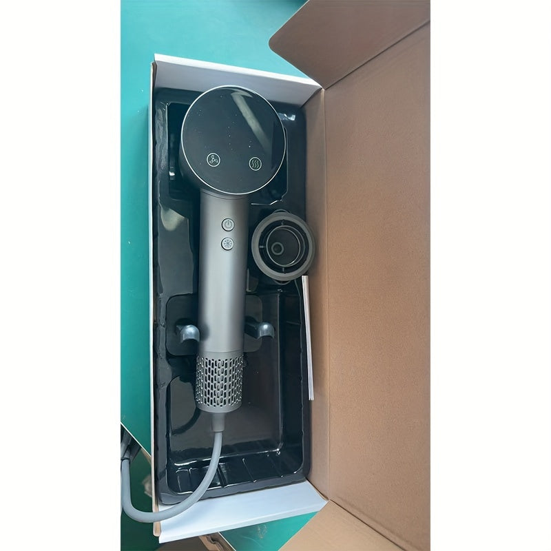 Secador de pelo profesional 8000W motor sin escobillas pantalla digital LED control de temperatura iónica mango plegable