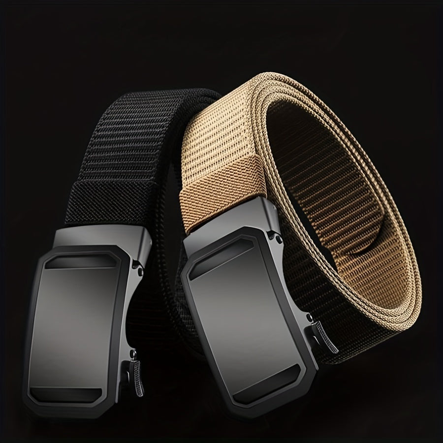 Мужской нейлоновый ремень с автоматической пряжкой для активного отдыха и повседневной носки