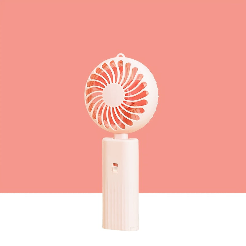 Mini Battery-Operated Fan Ultra Quiet Portable Desk Fan Adjustable Speed Compact for Travel Camping