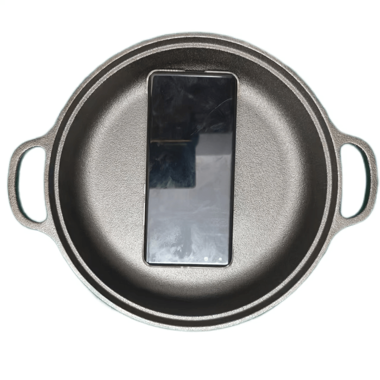 Cast Iron Skillet 21.84cm Non-Stick Frying Pan with Dual Handles Oven Safe