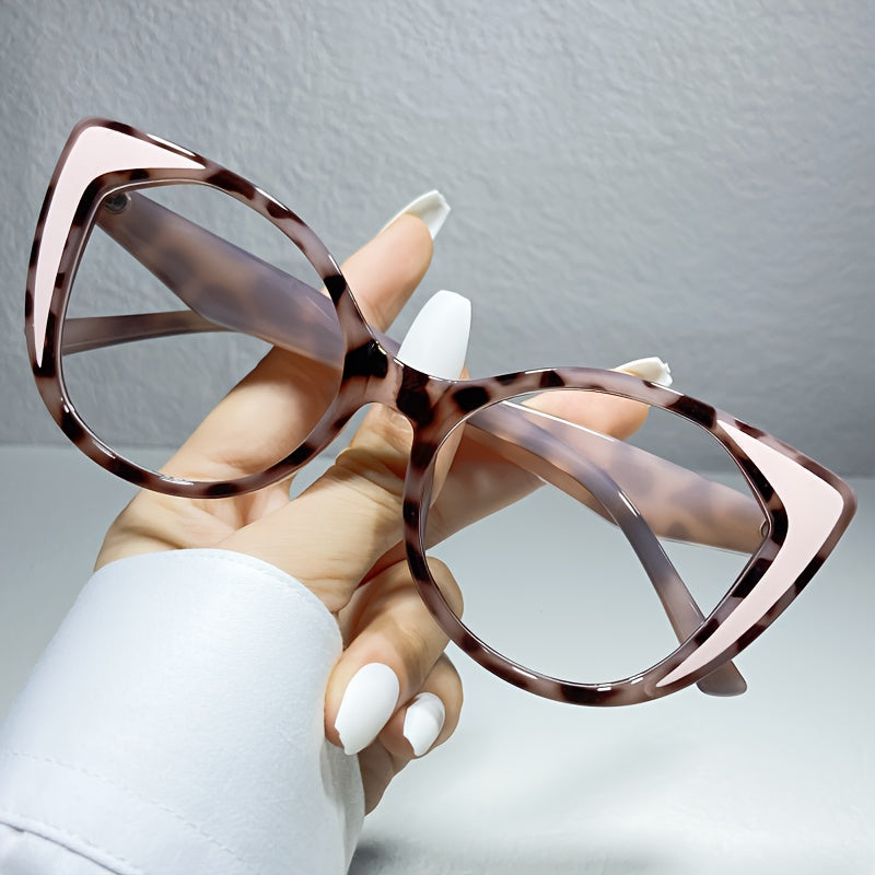 Unisex Blue Light Blocking Glasses Cat Eye Frame Clear Lenses Computer Spectacles