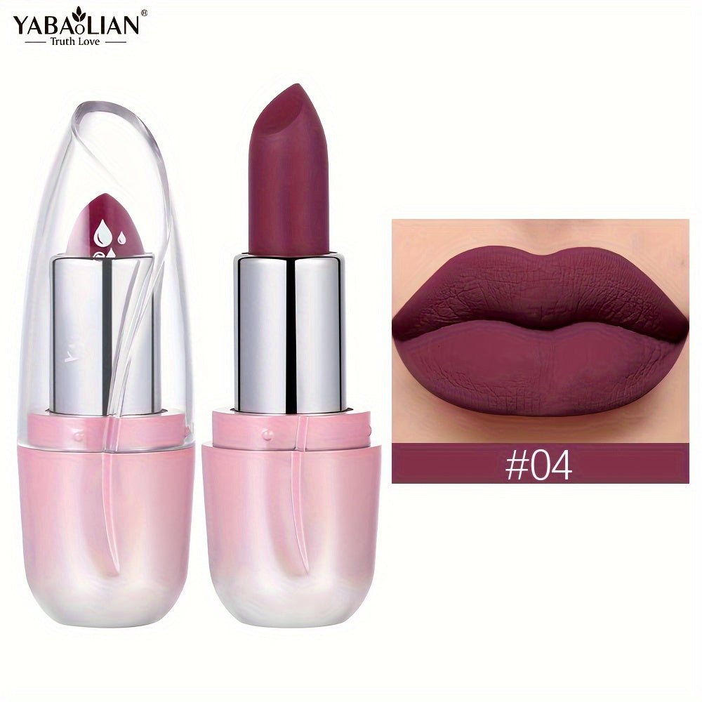 Women's Pearlescent Matte Lipstick Long Lasting Waterproof Pink Lipstick