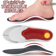 Unisex Sports Insoles Breathable Anti-Odor Sweat-Absorbing Thick Lightweight Comfortable