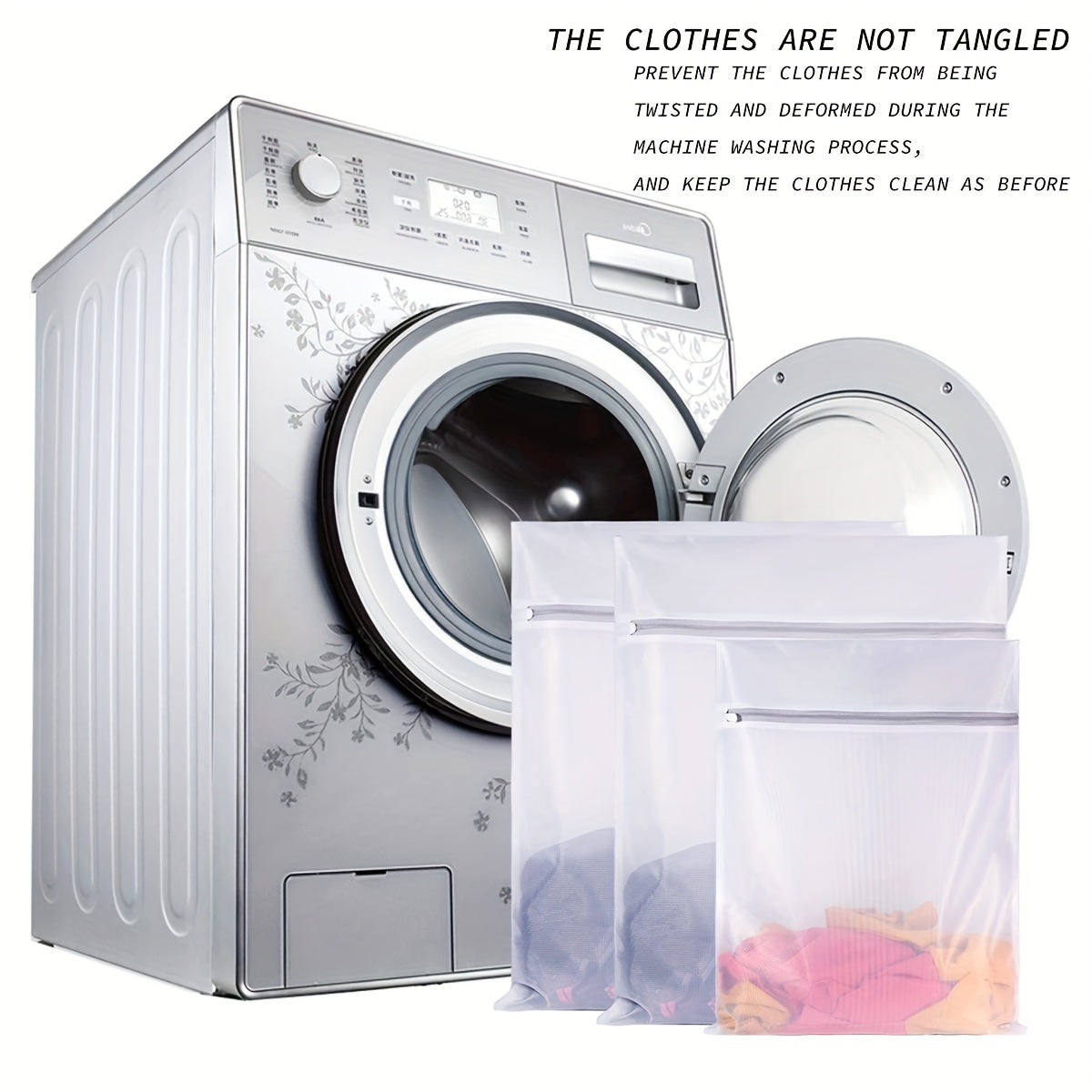 5 шт. сетчатых мешков для стирки деликатных вещей, нижнего белья, бюстгальтеров, носков