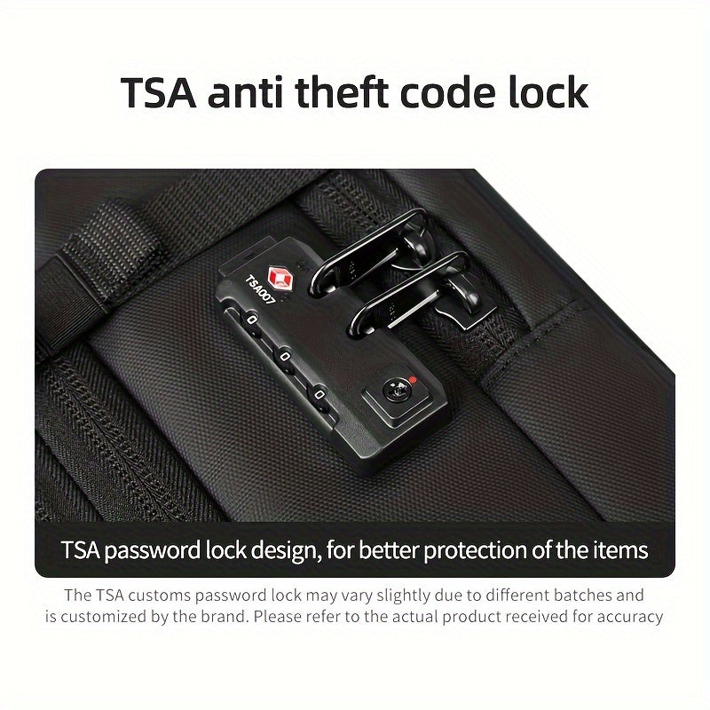 17-dyuymli anti-zaqirovchi noutbuk sumkasi, suv o'tkazmaydigan Oxford, sayohat, biznes, maktab uchun kengaytiriladigan