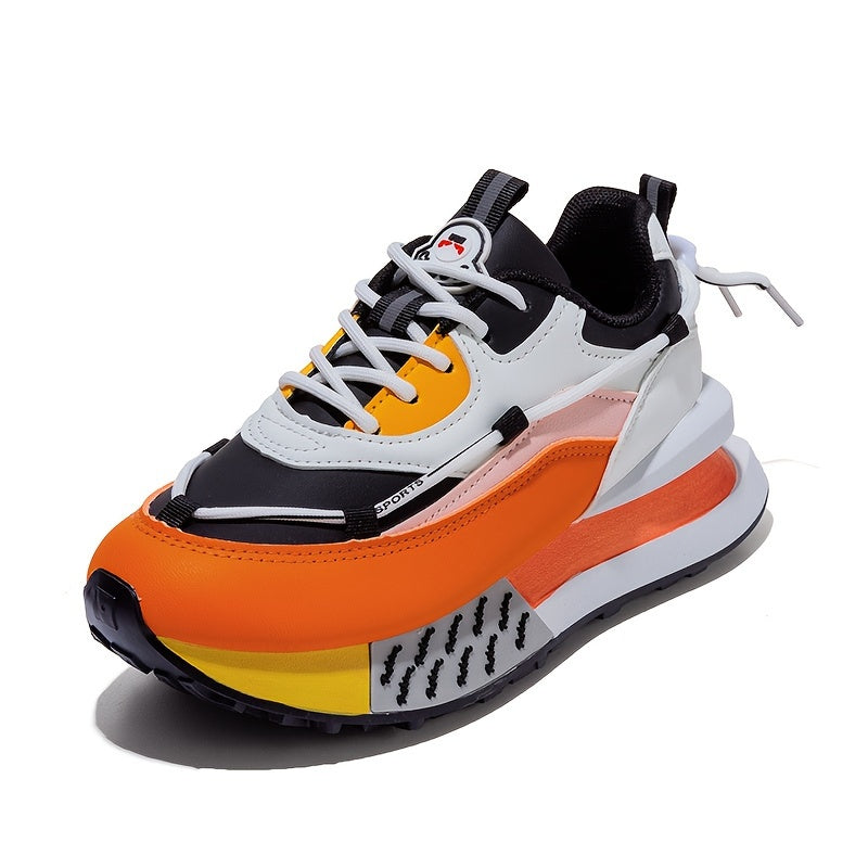 Women's Low-Top Lace-Up Casual Sneakers Breathable Fabric All-Season Comfort