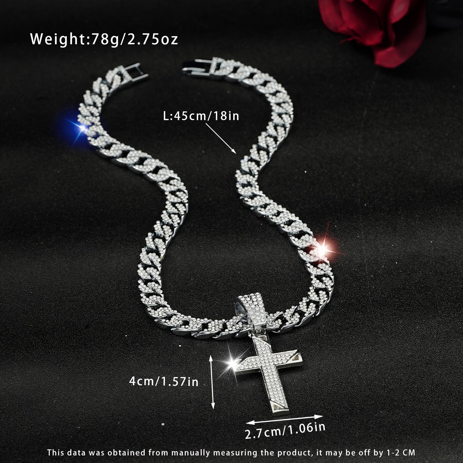 Zarif Kumushli Oltin O'q Pendantsuz Uzuk Trendy Y2K Cuban Chain bilan birga - 45cm sozlanadigan Clavicle zanjiri, Kiyimlar, T-shirtlar va boshqalar uchun ideal - Kundalik kiyimlar va bayramlar uchun ajoyib, O'q Uzuk, Trendy, Kiyim, T-shirt