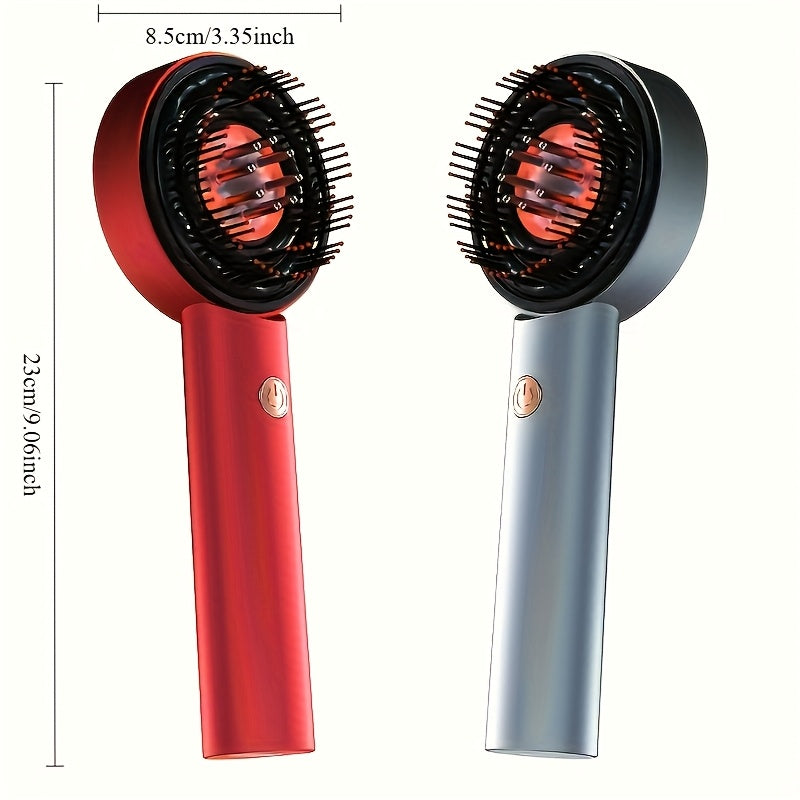 3 ta massaj rejimi bilan portativ USB zaryadlanadigan elektr bosh massaj taroqlash, bosh massaji va tebranishni bo'shatuvchi, barcha soch turlari uchun mos, ayollar uchun ideal ta'til sovg'asi. Xususiyatlar