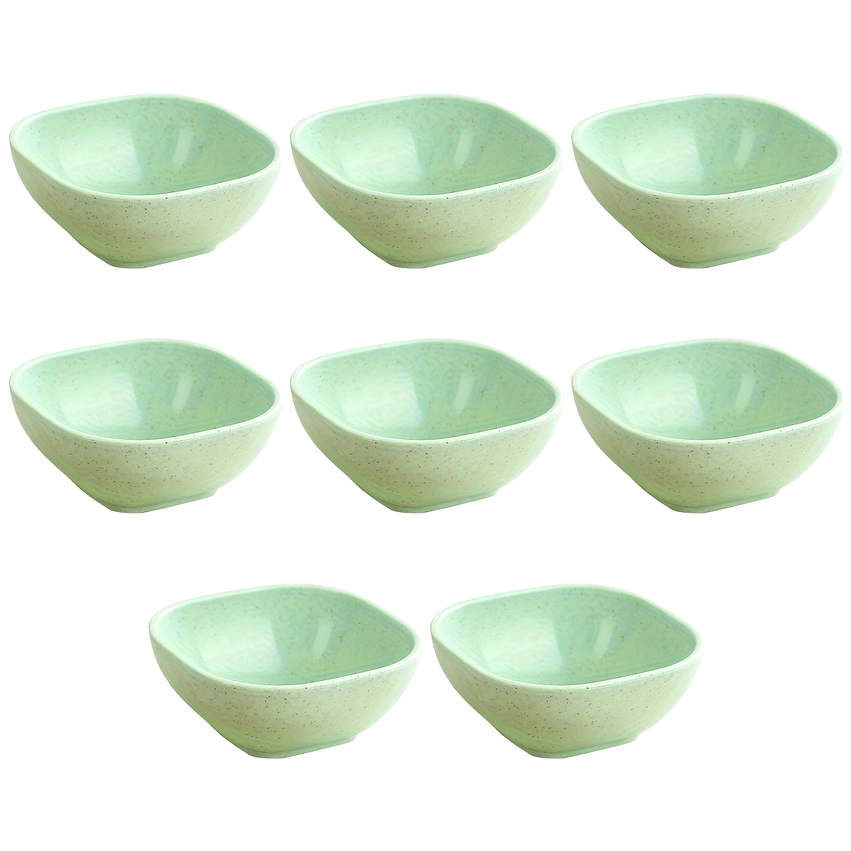 8 to 12 Square Ceramic Sauce Bowls for Korean, Chinese, Middle Eastern Cuisine