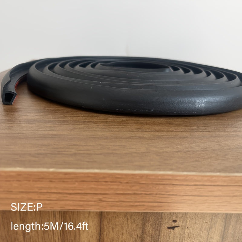 Kauchuk avtomobil eshigi yopiqligi chizig'i 16.4FT suv o'tkazmaydigan shovqin kamaytirish akustik izolyatsiya