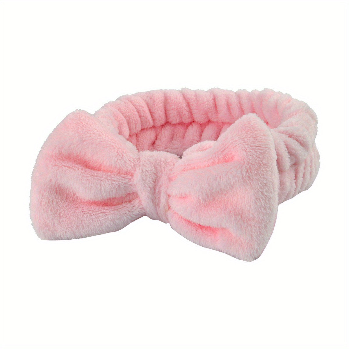 Women Cute Bow Hair and Wristband Set Spa Headbands for Face Makeup