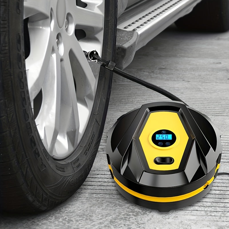 Car Tire Inflator Pump 12V Portable Air Compressor for Cars and Sedans