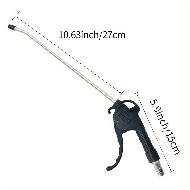 Пистолет для воздушного удара из тяжелой стали с удлиненным рукавом, нескользящая рукоятка