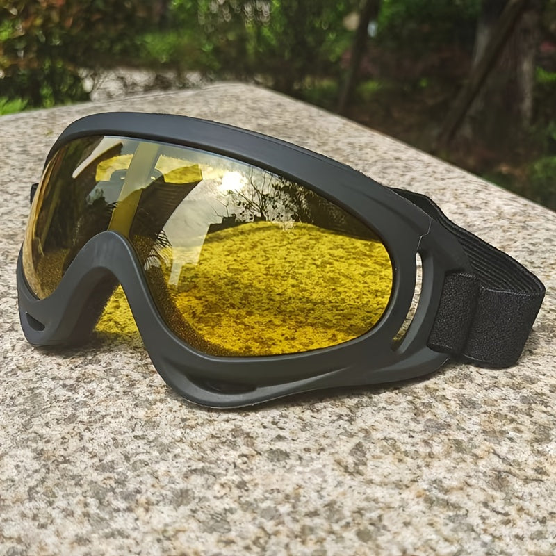 Anti-Fog Windproof Goggles for Motorcycling Cycling Outdoor Large Lens Splash Fog Protection
