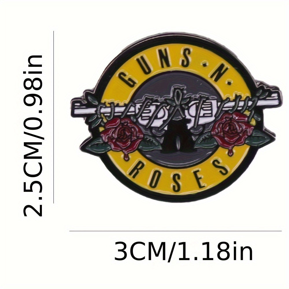 Hip Hop Style Zinc Alloy Brooch Pin for Men and Women Party Daily Wear Festival