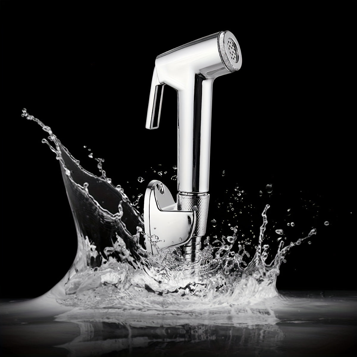 Conjunto de accesorios para baño con cabezal de ducha de mano, rociador de bidé y boquilla elevadora para inodoro, montado en la pared, multifuncional