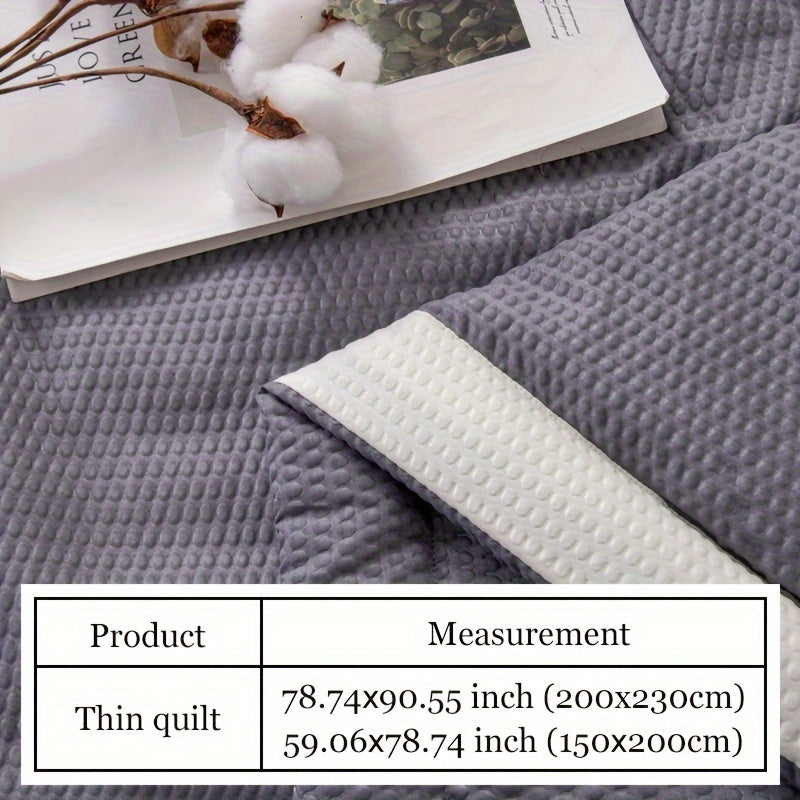 Edredón ligero de verano con diseño de pasta de frijol refrescante para la comodidad en dormitorio y habitación de invitados