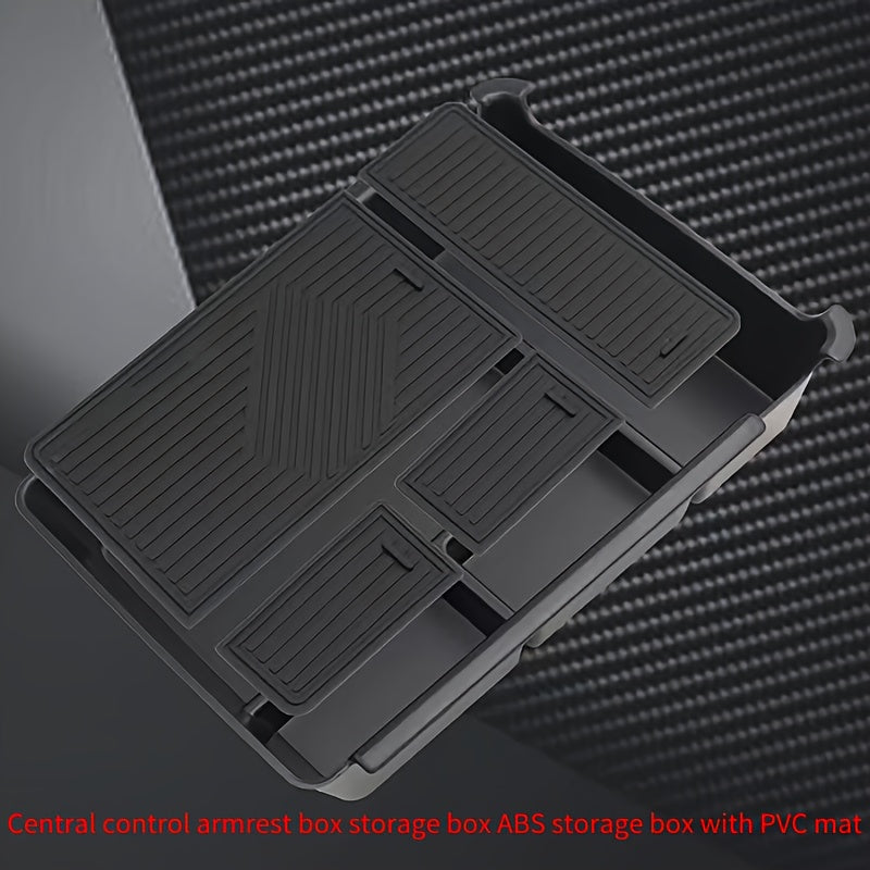 Car Organizer Central Control Armrest Storage Box Durable ABS for Sedan Cab