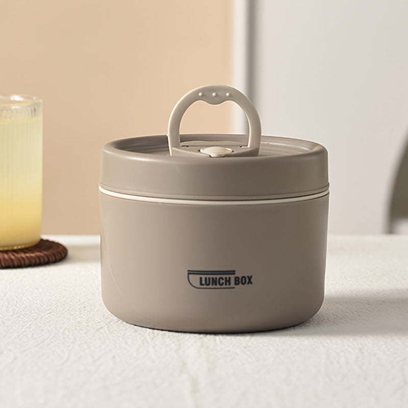 Double Layer Stainless Steel Soup Bowl with Lid Microwave Safe Bento Box