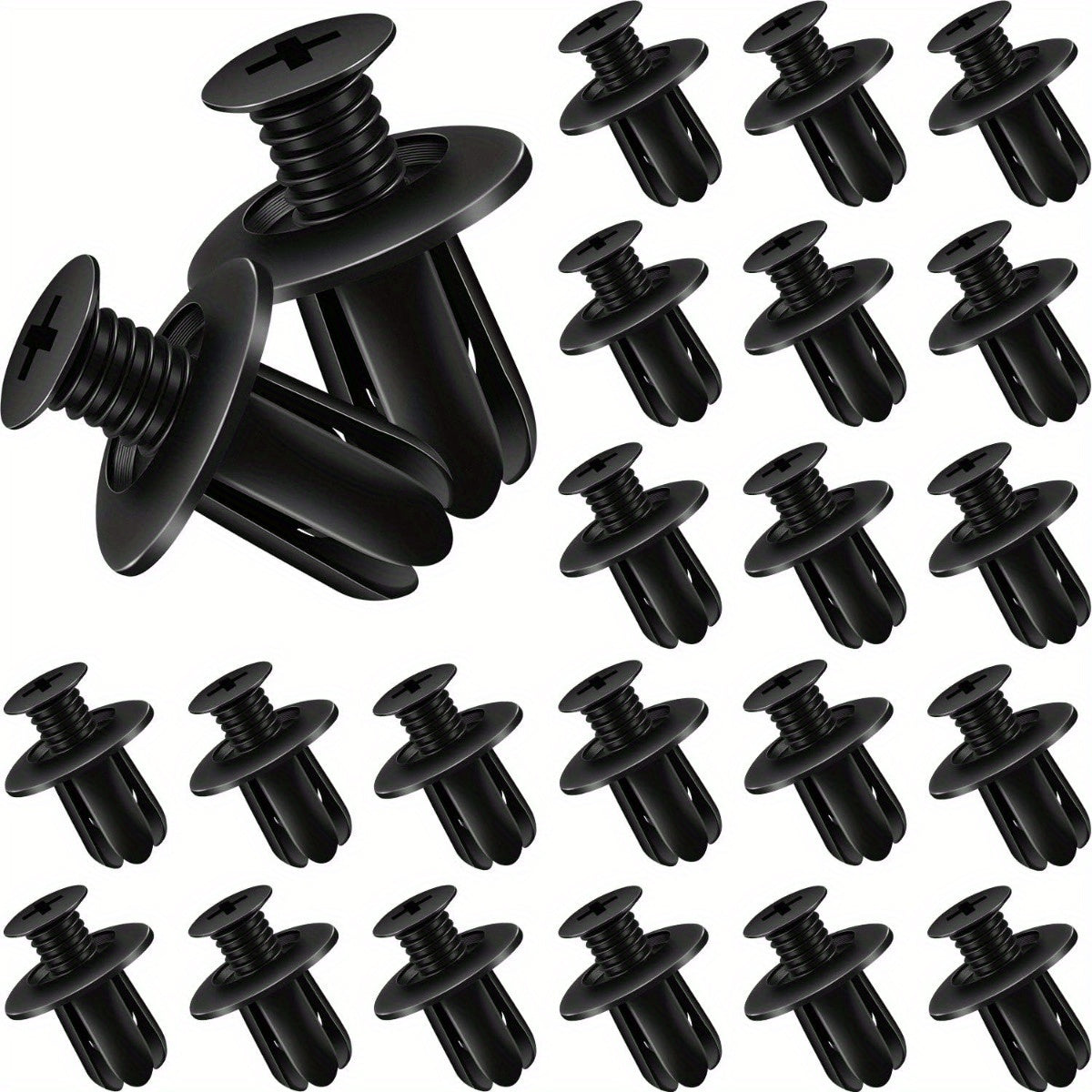 20pcs Plastic Rivets Clips for Dishwasher Kick Plate Trim Replacement
