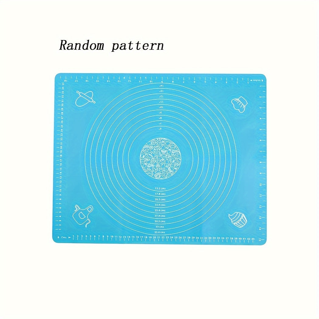 Silicone Baking Mat Extra Thick Non-Slip BPA-Free with Measurements for Pizza and Cake Dough