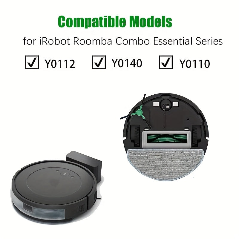 Washable Reusable Polyester Fiber Mop Pads for Robot Vacuum Compatible with Roomba Combo Models Y0110 Y0140 Y0112 Q0120