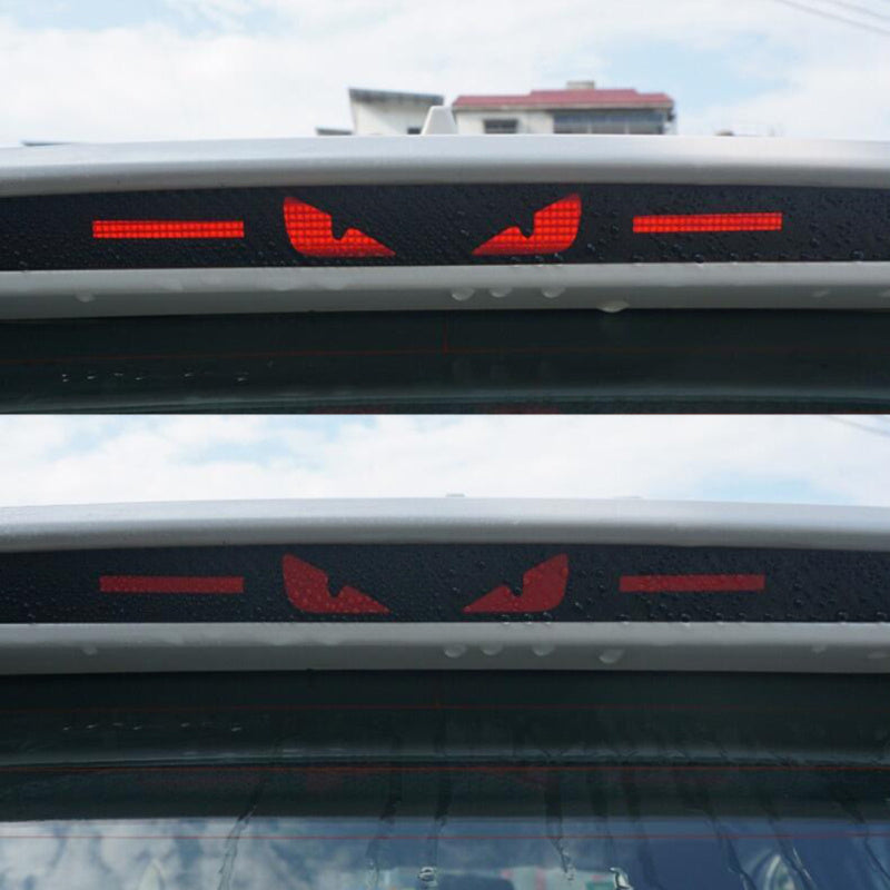 Car Tail Light Cover Protector Carbon Fiber Red Black for Vehicle Light Accessories