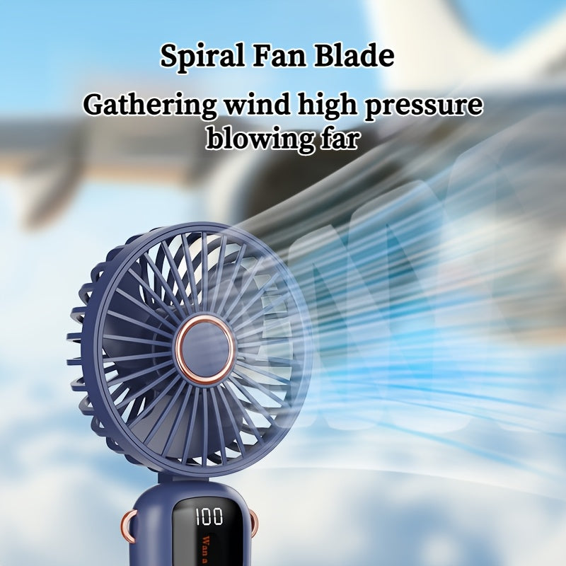 Mini Portable Handheld Fan USB Rechargeable Silent Personal Cooler
