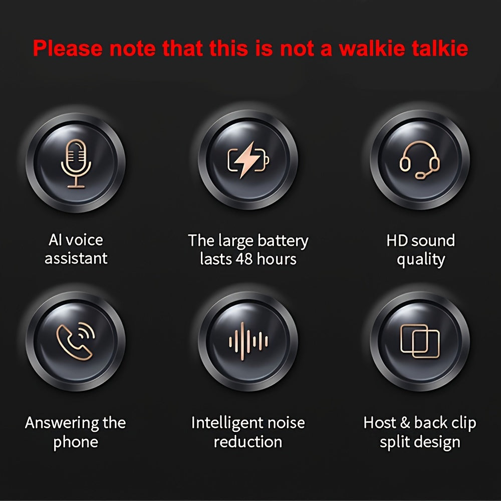 Wireless Motorcycle Helmet Headset with Rechargeable Battery IP56 Waterproof