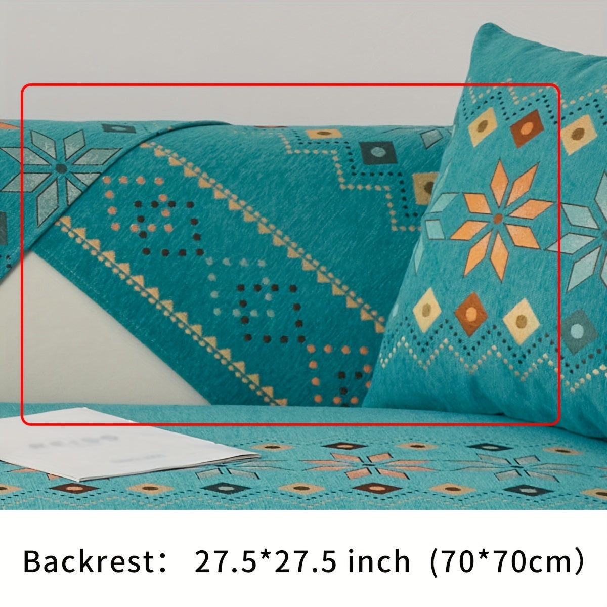 Chenille Sofa Slipcover Protects Furniture for Home and Office Decor