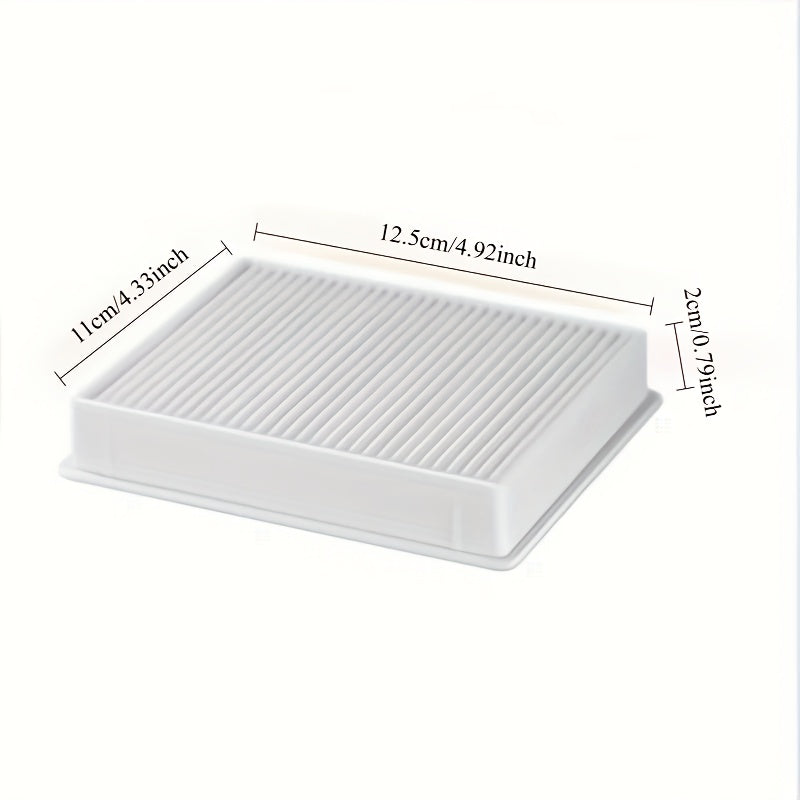 1 to'plam qora va ko'k g'ovak filtrlar, Samsung DJ63-00669A SC43-47 SC4520 SC4740 VC-9625 avtomobil aksessuarlari uchun changdan himoyalovchi oq filtr bilan.