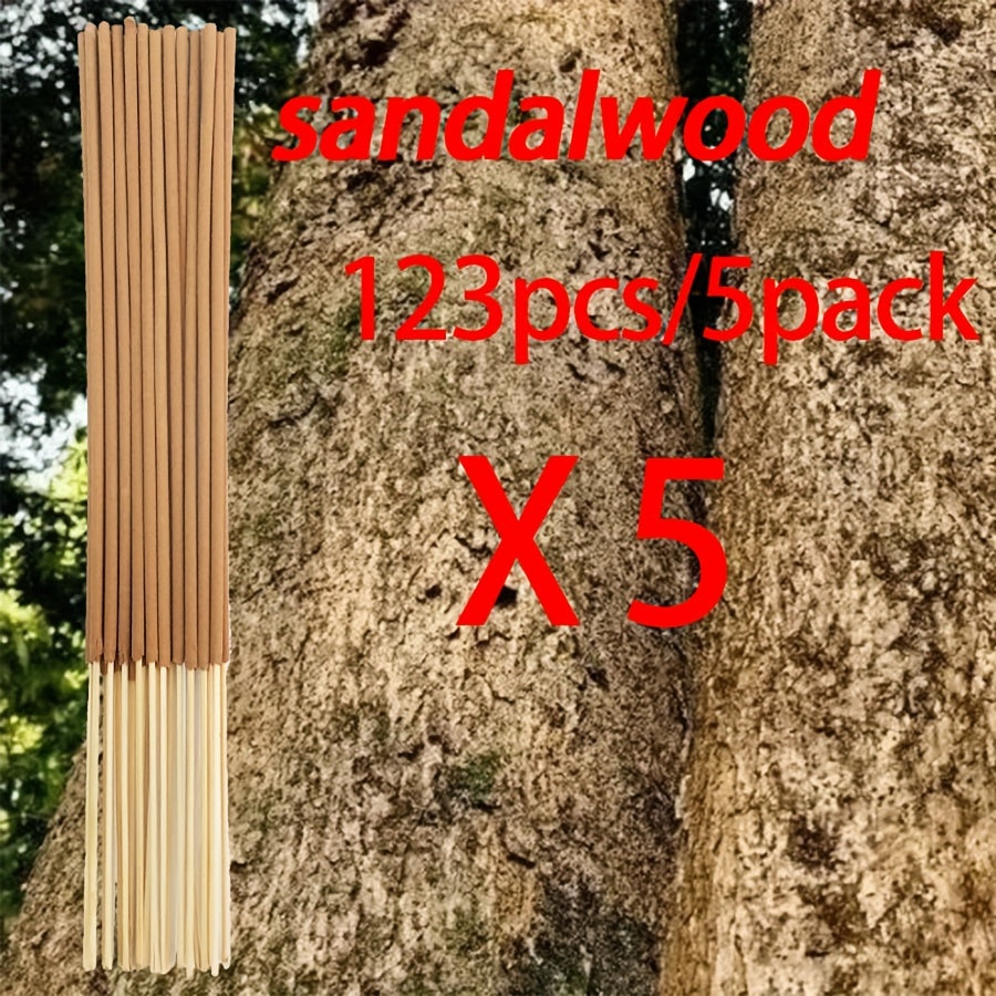 24-Pack Handmade Bamboo Incense Sticks 22cm with 7 Aromatic Scents for Home Use