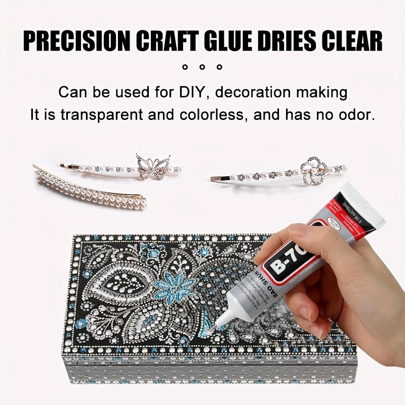 Multi-Purpose Transparent Adhesive Glue for Jewelry and Car Interior