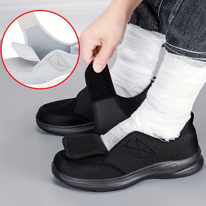 Women's Wide Fit Orthopedic Walking Shoes Breathable Mesh All-Season