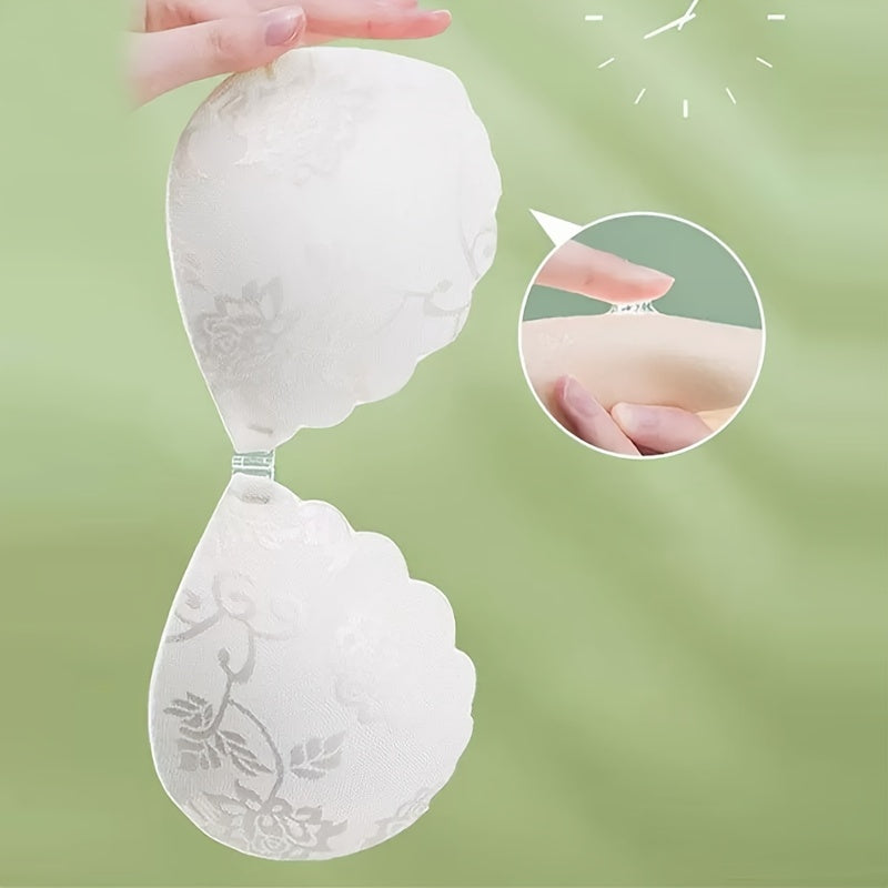Adjustable Lace Front Nipple Covers for Discreet Support and Comfort