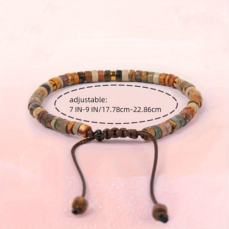 Beaded Bracelet for Women Minimalist Inspirational Jewelry for Everyday or Gift