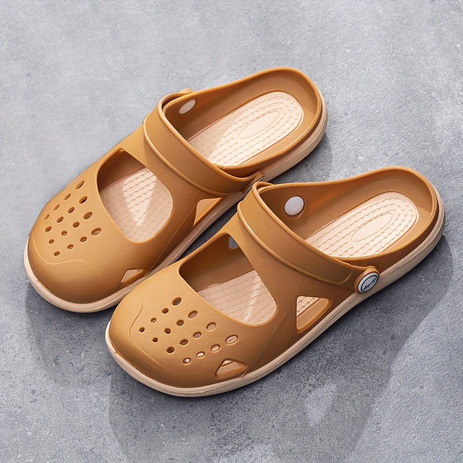 Women’s Waterproof Breathable Flat Clogs Slippers Non Slip Lightweight Durable