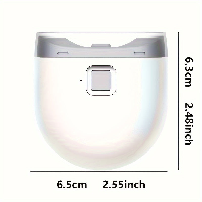 Cortapelos de uñas recargables con luz LED para manos y pies, seguros para personas mayores y niños