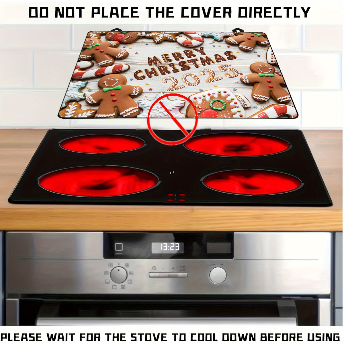 Large Waterproof Heat-Resistant Scratch Guard for Electric Glass Cooktops 72cm