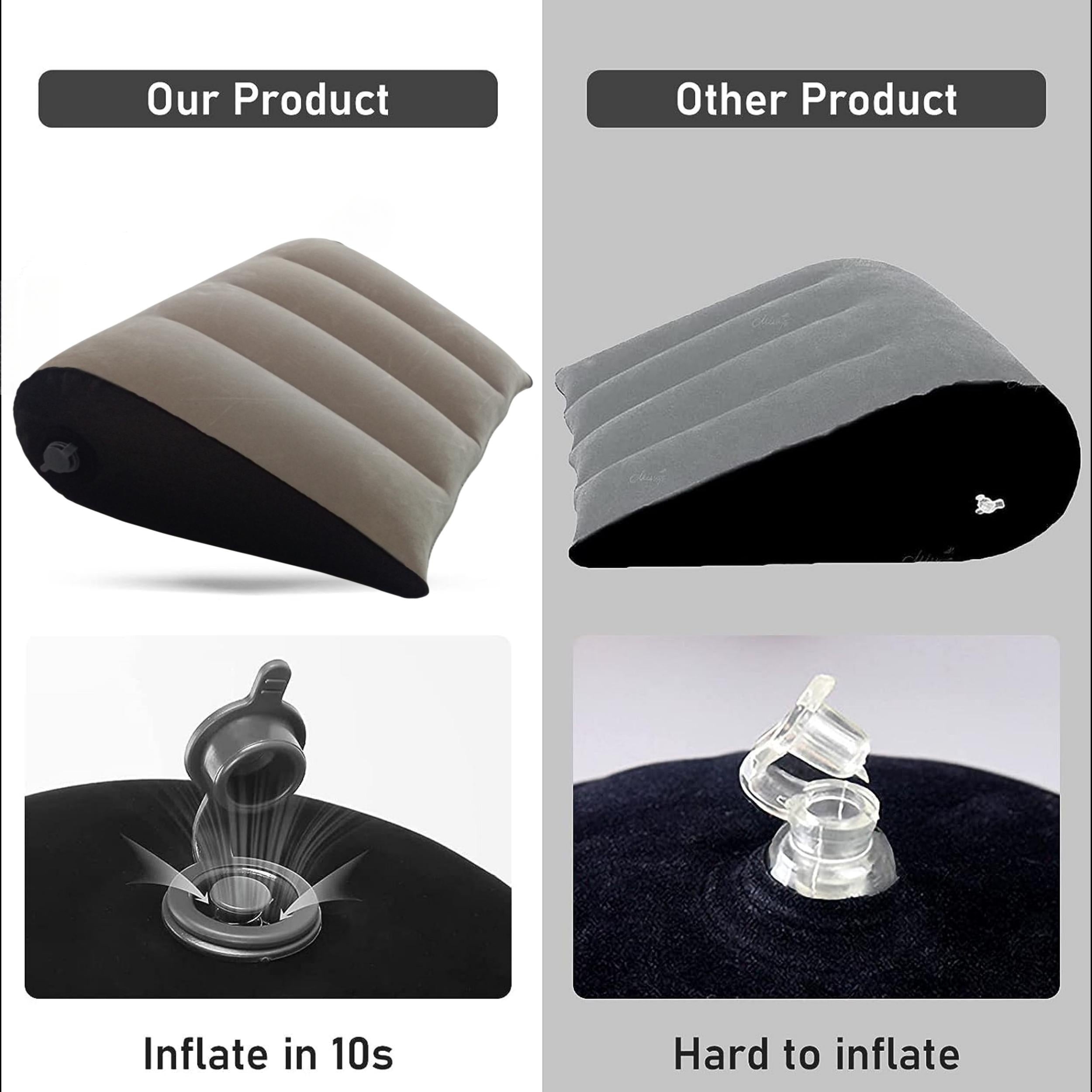 Inflatable Travel Pillow Widening Design for Camping Pregnancy Comfort