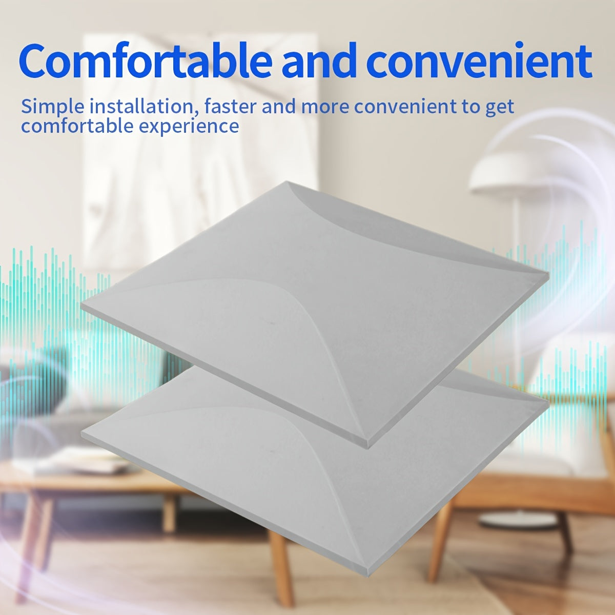 Gray Foam Cushion Support 50.8cm x 50.8cm for Sofas Chairs High Density