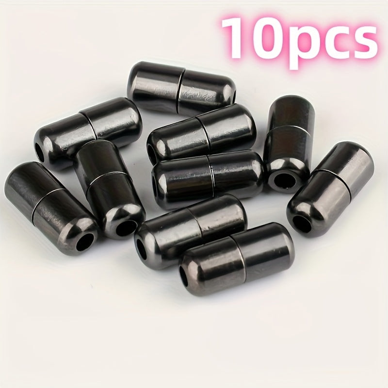 10Pcs Metal Shoelace Locks Alloy Lace Buckle No-Tie Shoe Fixing Accessories