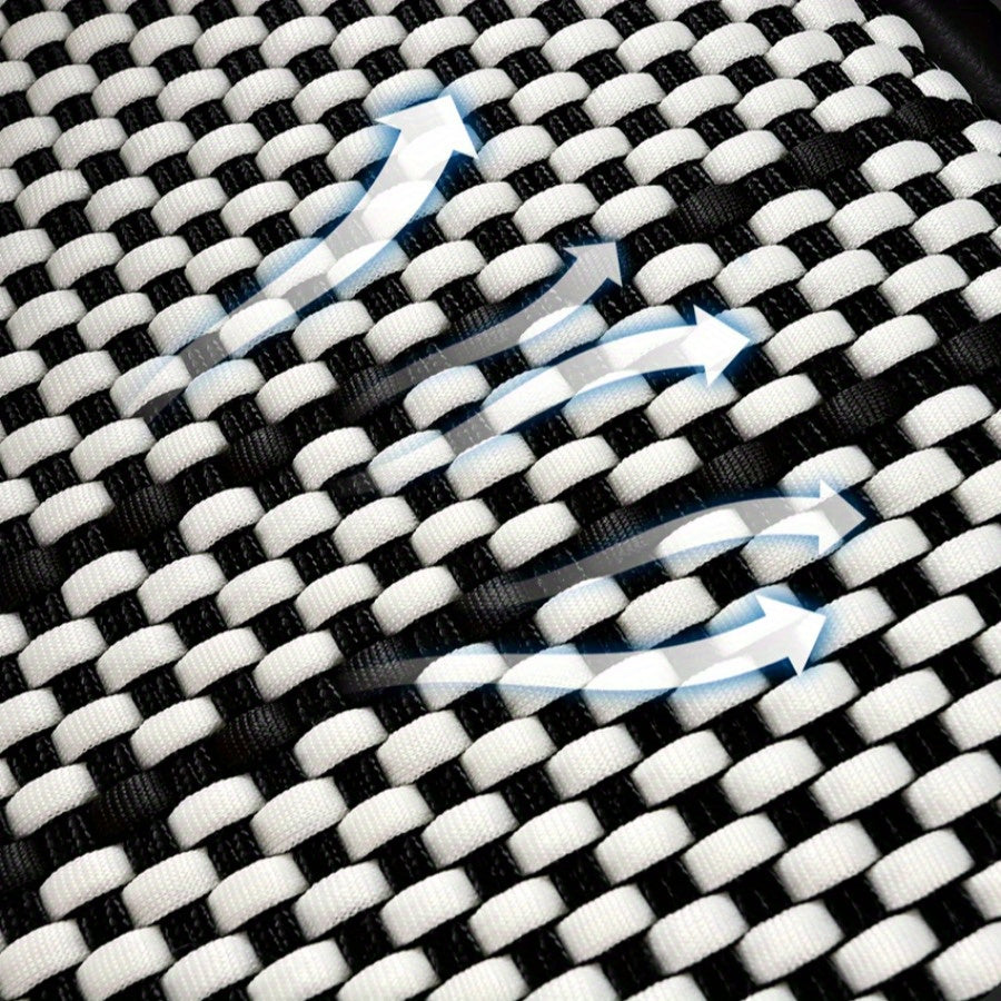 Summer Cooling Breathable Seat Cover Set for SUVs Low Profile Checkered