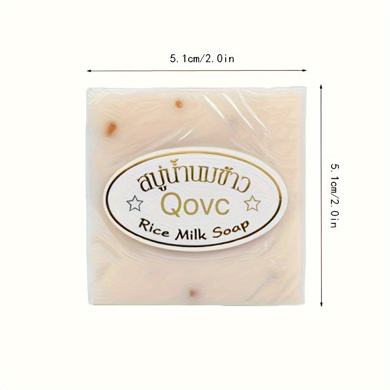 Jabón artesanal con aroma a arroz para limpieza facial y de manos. Todo tipo de piel