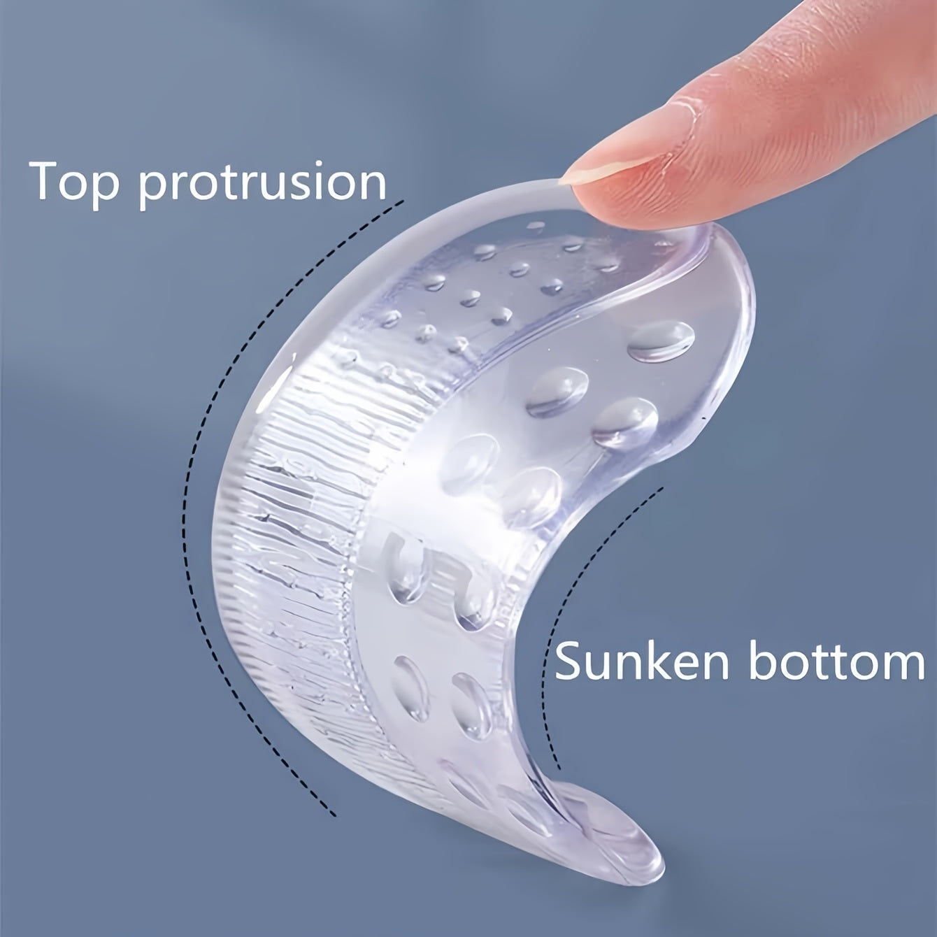 Women's Silicone Heel Pads for High Heels Reduce Slippage Blisters