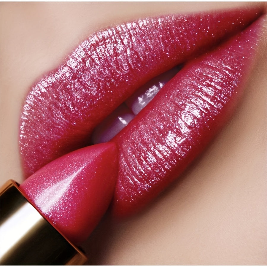 Bálsamo labial impermeable para mujer, brillo de labios colorido de larga duración