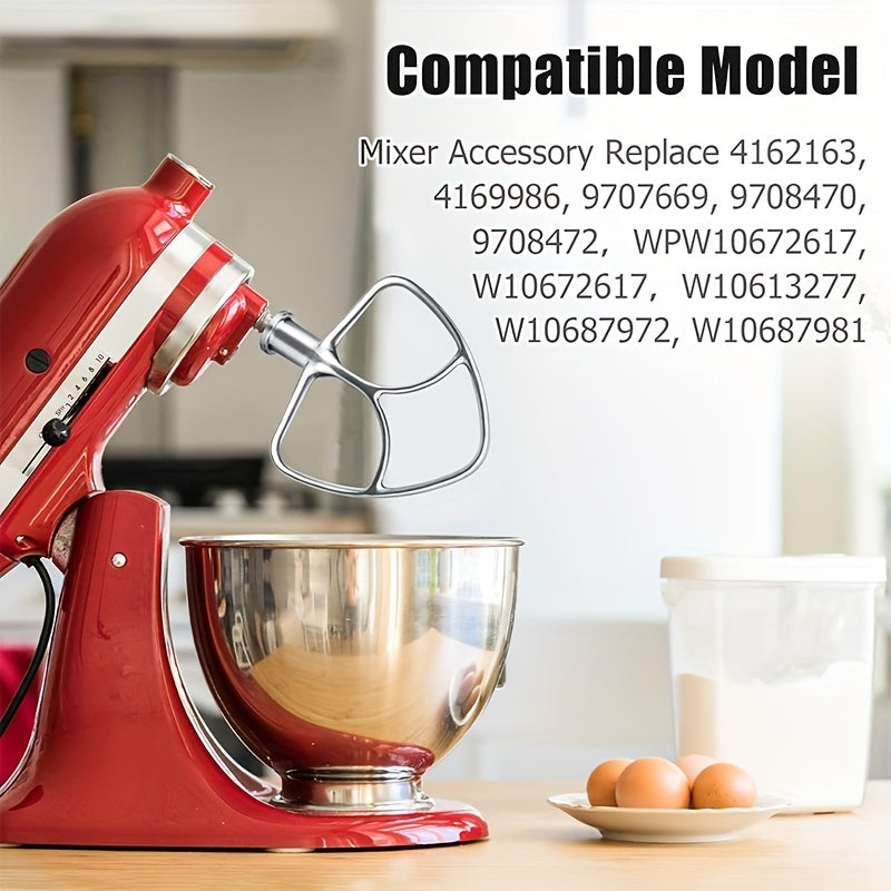 4.5-5 Quart Stainless Steel Stand Mixer Flat Beater Attachment