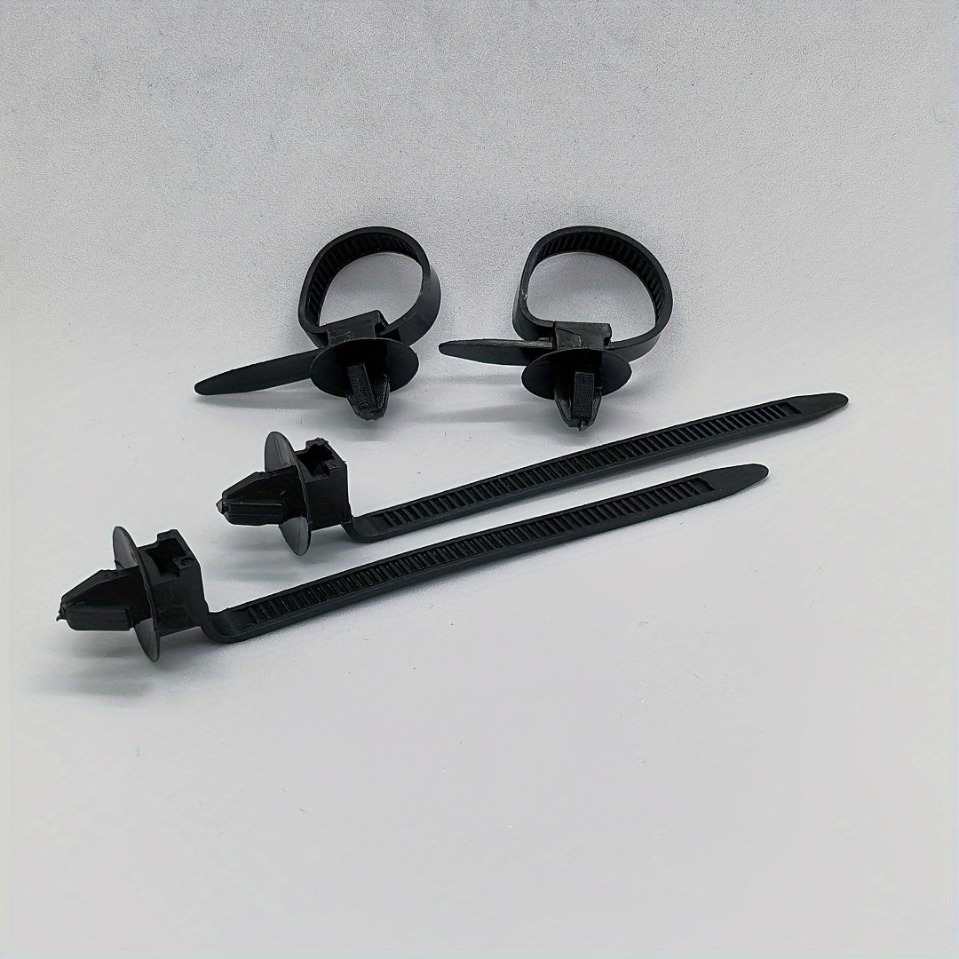 50PCS Automotive Nylon Zip Ties Wire Oil Pipe Fixing Clips Cable Ties